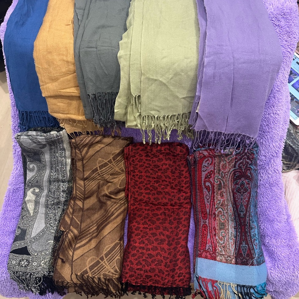 Assorted Pashmina Scarves Collection